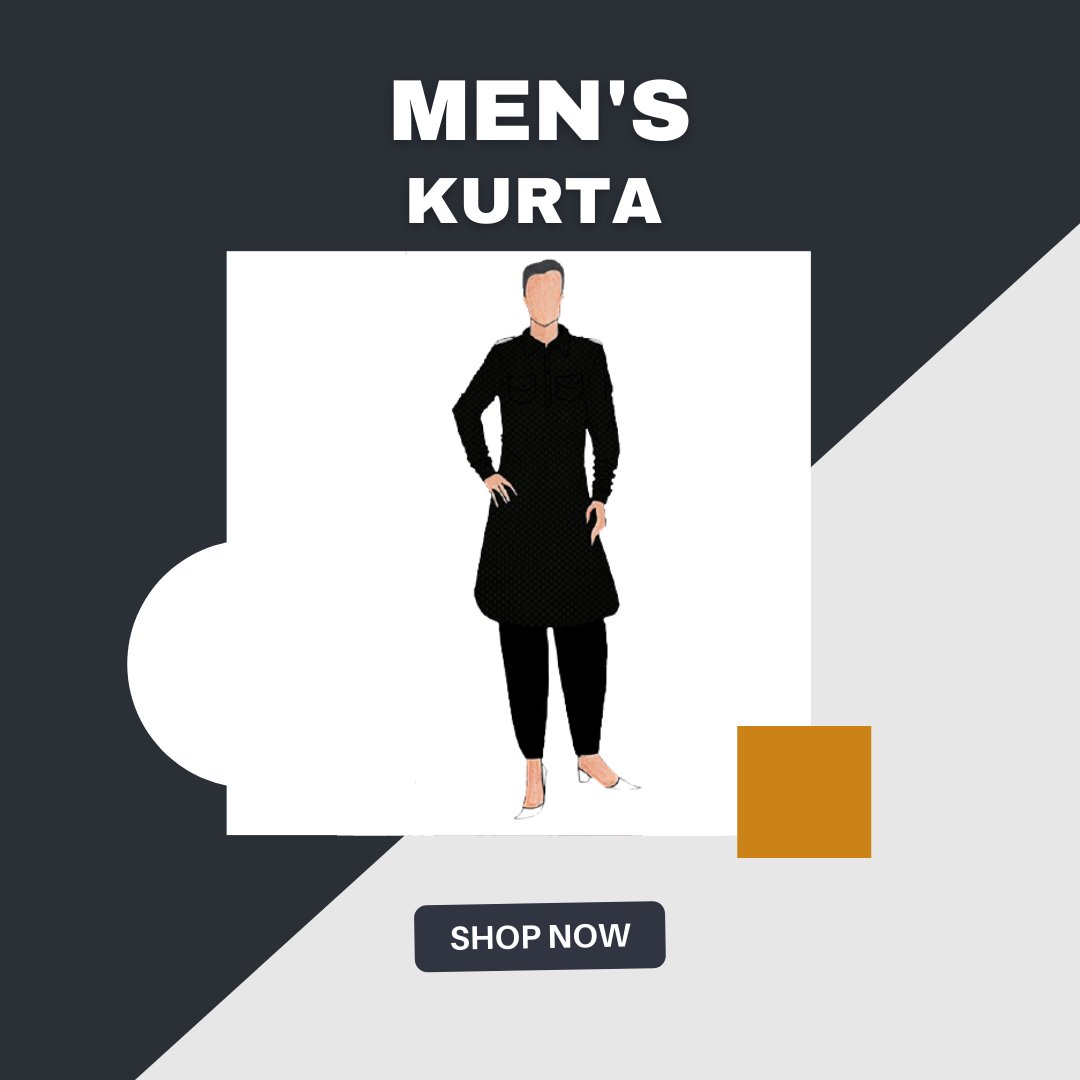 Men Kurta - Solid Boutique Canada