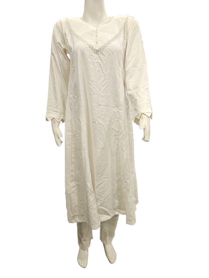 23 Embroidered Linen Suit with Linen Dupatta (Dec)