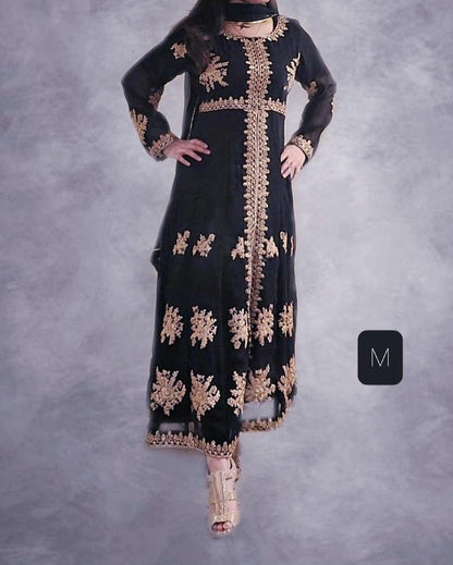 Ashirwad Long Gown 3 Colours - Solid Boutique Canada