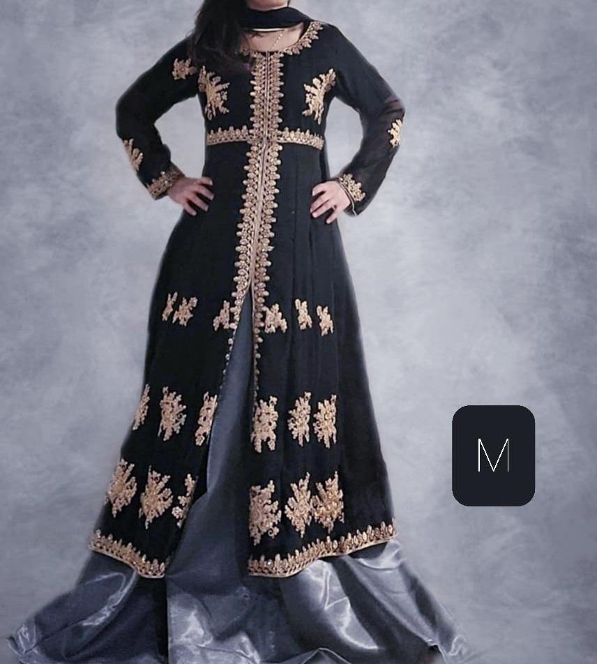 Ashirwad Long Gown 3 Colours - Solid Boutique Canada