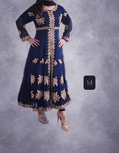 Ashirwad Long Gown 3 Colours - Solid Boutique Canada