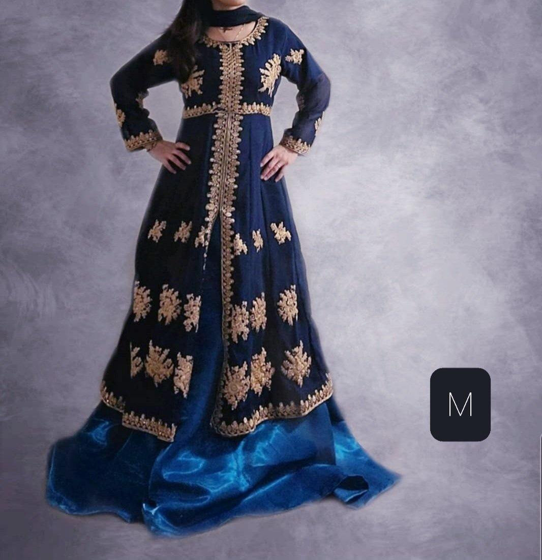Ashirwad Long Gown 3 Colours - Solid Boutique Canada