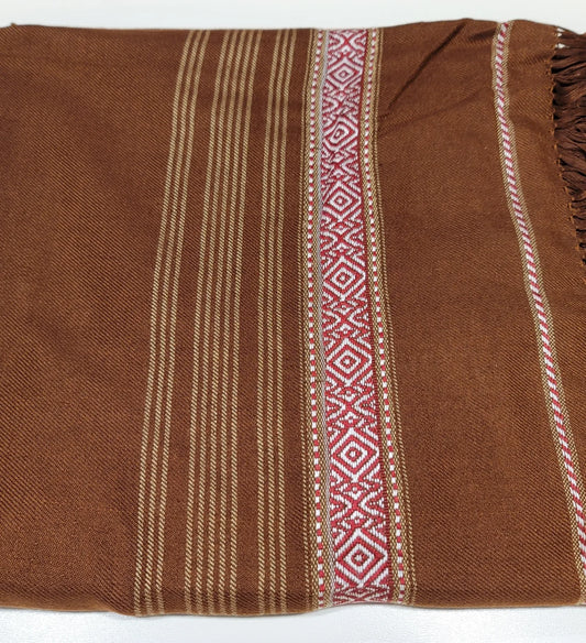 Mens Woolen Pashmina Dussa Shawl Full Size 50inch by 105inch 5