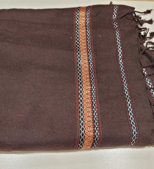 Mens Woolen Pashmina Dussa Shawl Full Size 50inch by 105inch 10