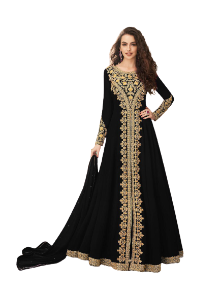 63 2 Aashirwad Gulkand Heavy Georgette Embroidered Anarkali 2